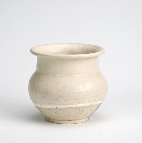 古玩陶瓷白釉罐真品鑒賞圖