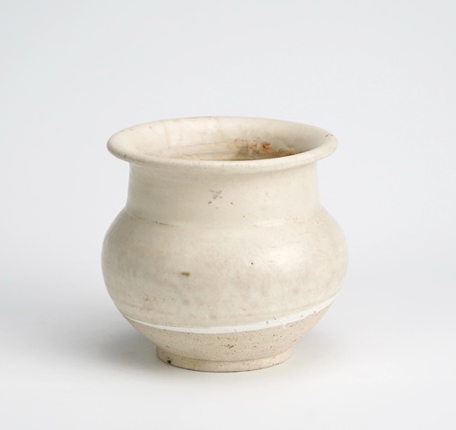 古玩陶瓷白釉罐真品鑒賞圖