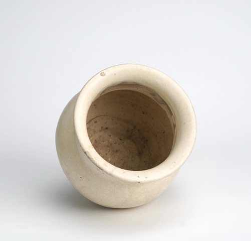 古玩陶瓷白釉罐真品鑒賞圖