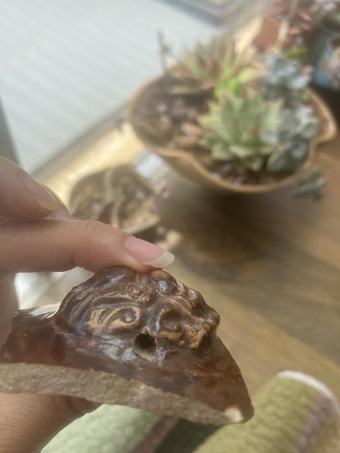 古玩陶瓷醬釉瓷片真品鑒賞圖