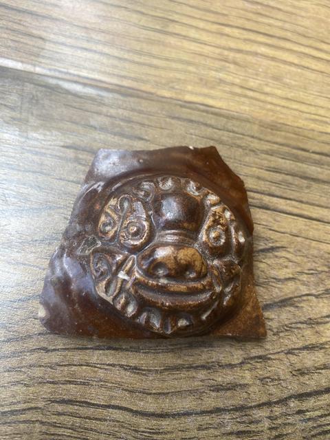 古玩陶瓷醬釉瓷片真品鑒賞圖
