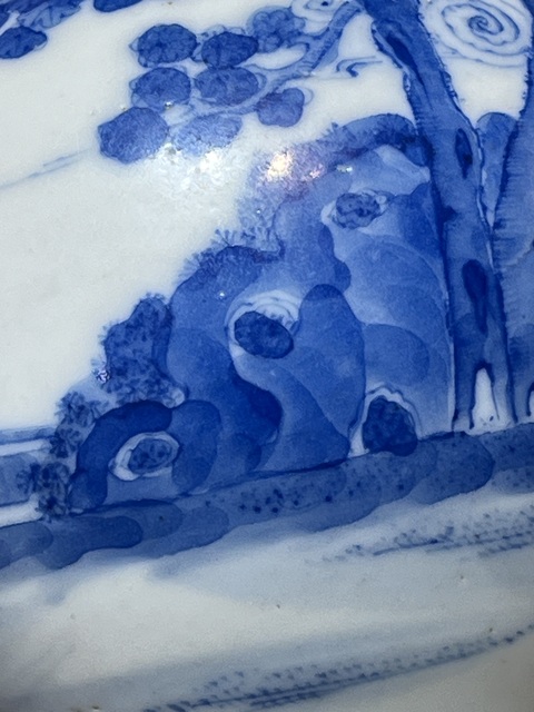 古玩陶瓷人物紋青花罐真品鑒賞圖