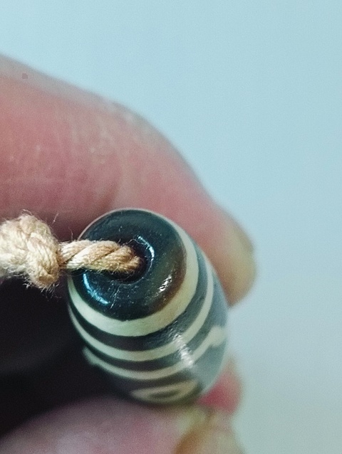 古玩玉器瑪瑙天珠拍賣，當前價格48元