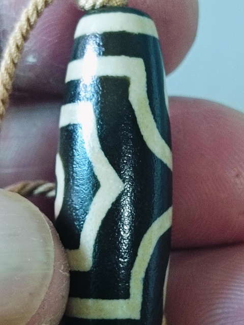 古玩玉器瑪瑙天珠拍賣，當前價格48元