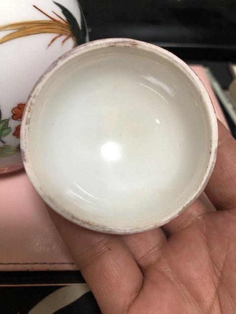 古玩陶瓷礬紅粉彩花鳥紋蓋罐拍賣,當前價格800元