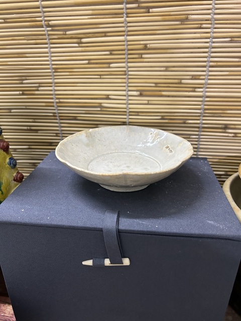 古玩陶瓷宋代花口洗拍賣，當前價格450元