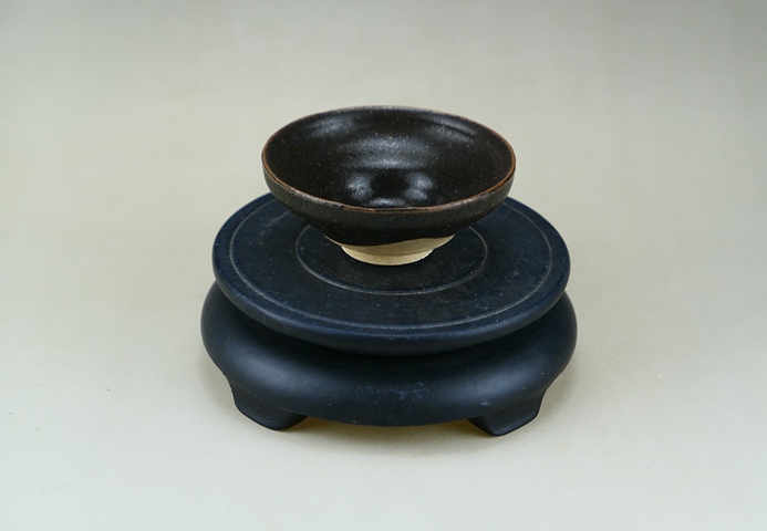 古玩陶瓷南宋.吉州窯黑釉茶盞(高級茶器)拍賣,當前價格1200元