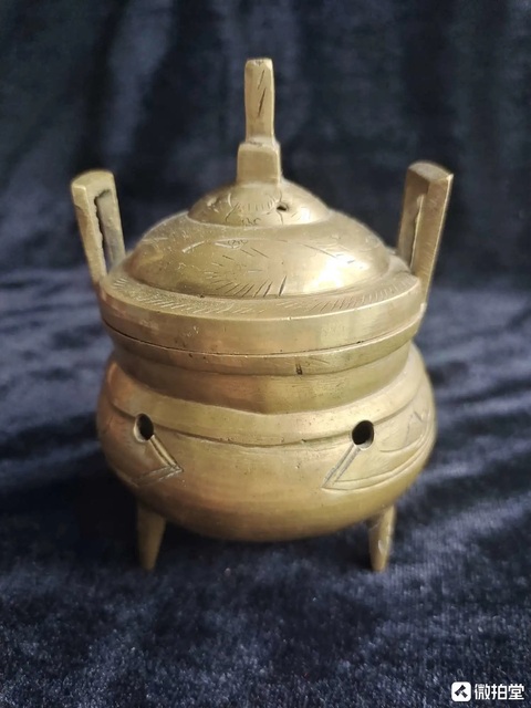 古玩銅器銅爐真品鑒賞圖