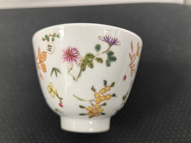 古玩陶瓷粉彩杯真品鑒賞圖