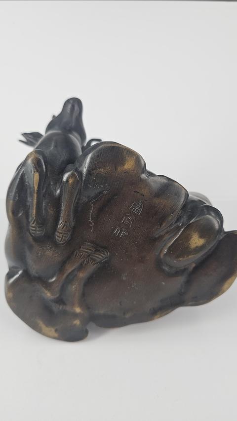 古玩銅器人物像真品鑒賞圖