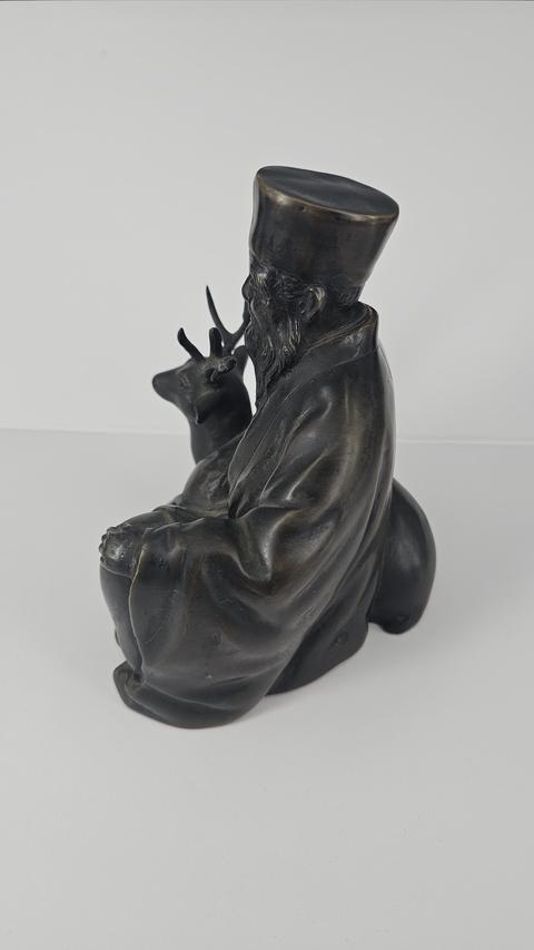 古玩銅器人物像真品鑒賞圖