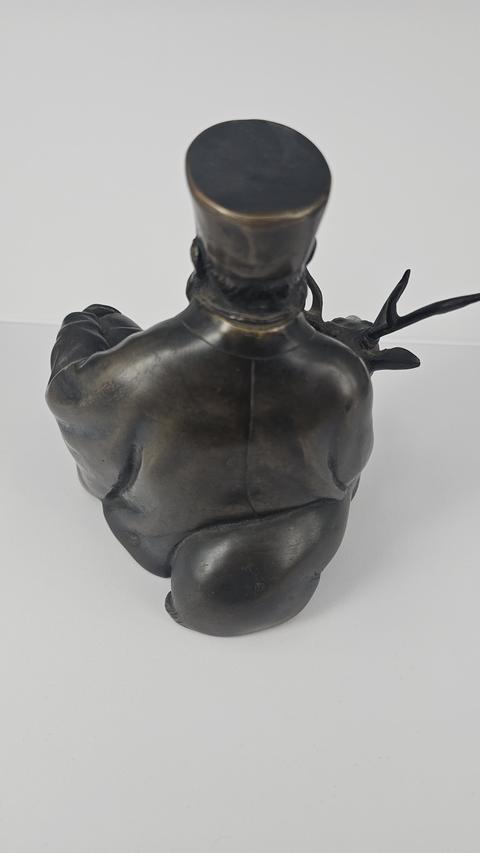 古玩銅器人物像真品鑒賞圖
