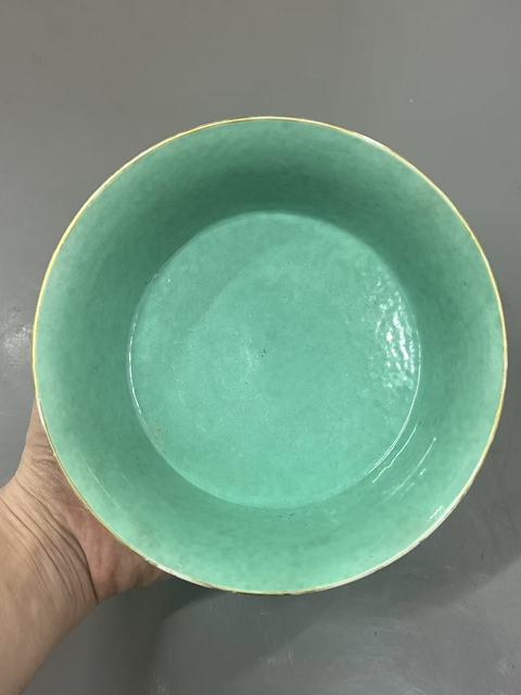 古玩陶瓷粉彩龍鳳紋碗真品鑒賞圖