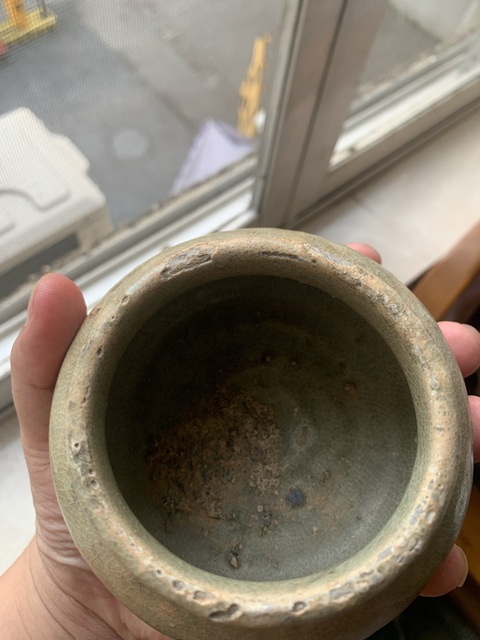 古玩陶瓷青釉罐真品鑒賞圖