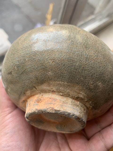 古玩陶瓷青釉罐真品鑒賞圖