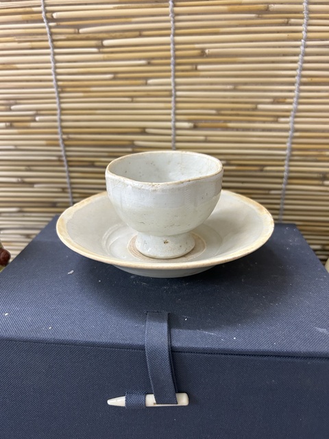古玩陶瓷宋代花口杯盤拍賣,當前價格1888元