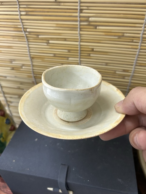 古玩陶瓷宋代花口杯盤拍賣,當前價格1888元