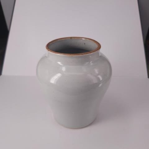 古玩陶瓷清早期白釉醬口罐拍賣,當(dāng)前價(jià)格800元