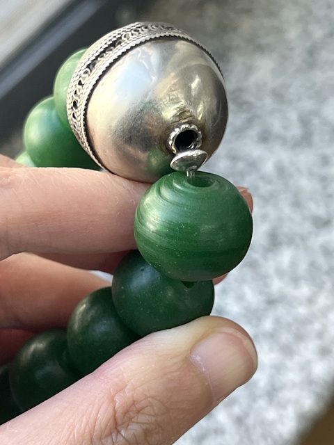 古玩玉器琉璃珠子真品鑒賞圖