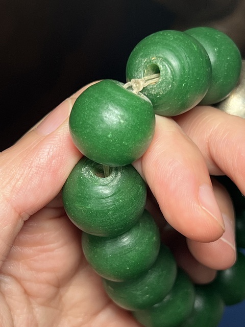 古玩玉器琉璃珠子真品鑒賞圖