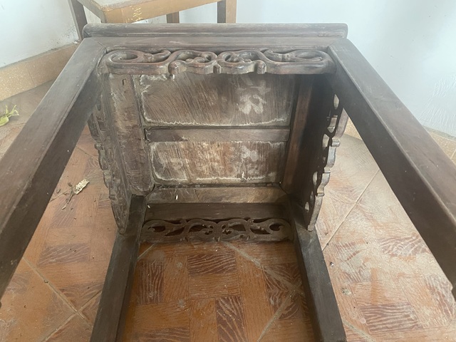 古玩雜項方凳是真品鑒賞圖