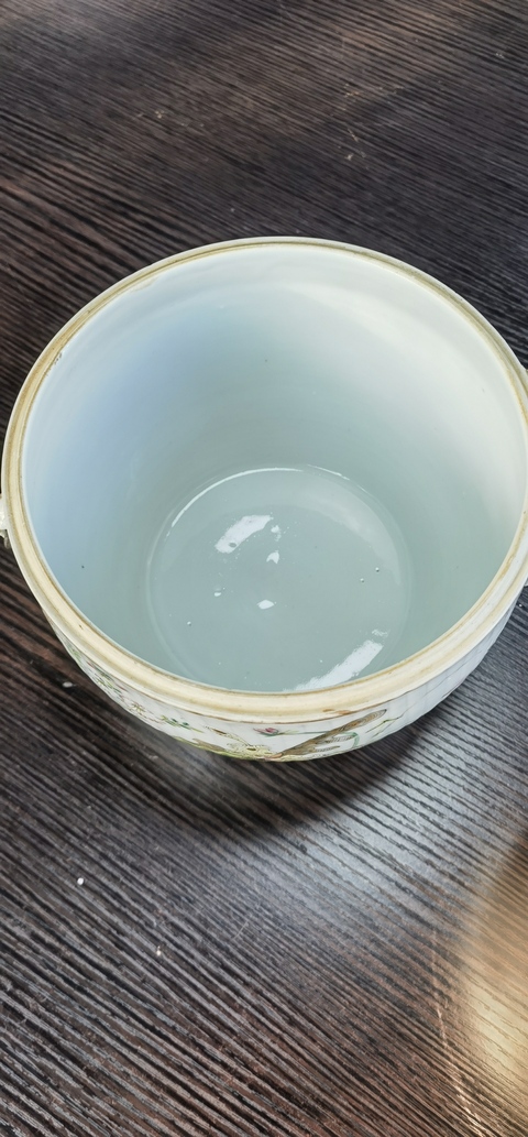 古玩陶瓷粉彩蓋罐真品鑒賞圖