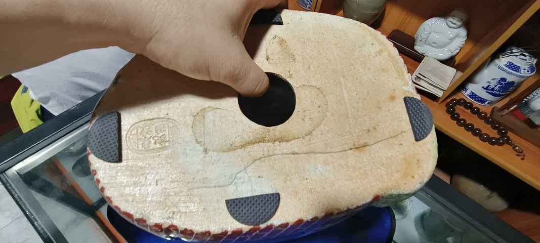 古玩陶瓷彌勒佛塑像真品鑒賞圖
