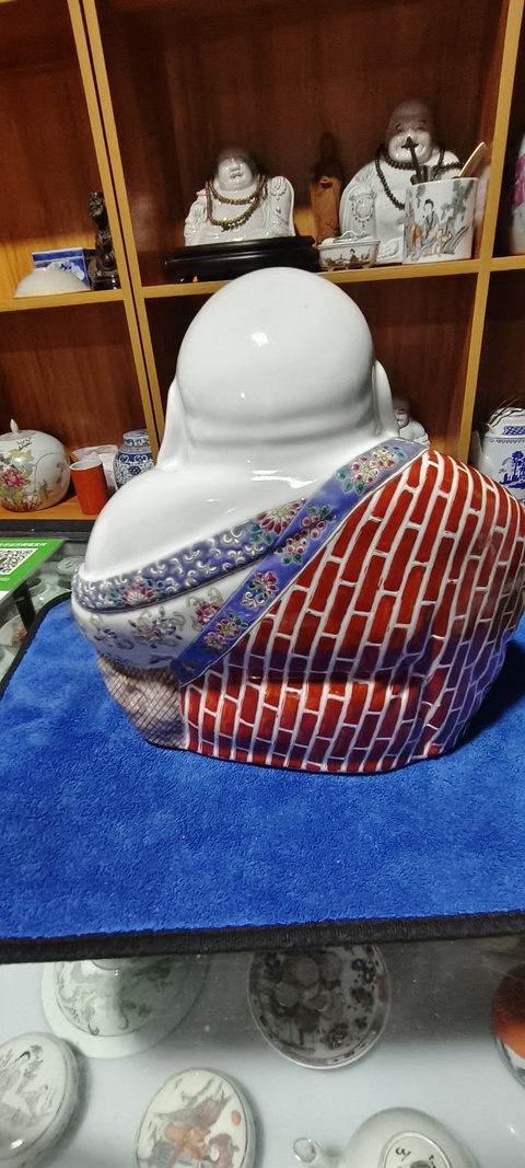 古玩陶瓷袈裟羅漢真品鑒賞圖
