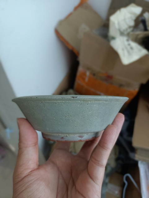 古玩陶瓷【無托實(shí)拍】龍泉青瓷水洗拍賣,當(dāng)前價(jià)格700元