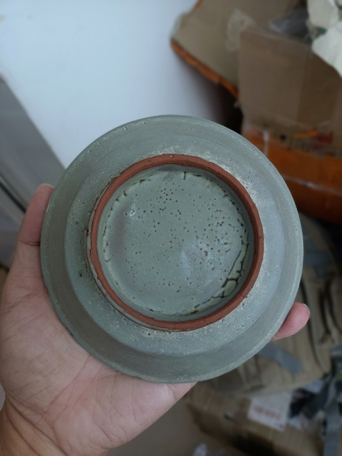 古玩陶瓷【無托實(shí)拍】龍泉青瓷水洗拍賣,當(dāng)前價(jià)格700元