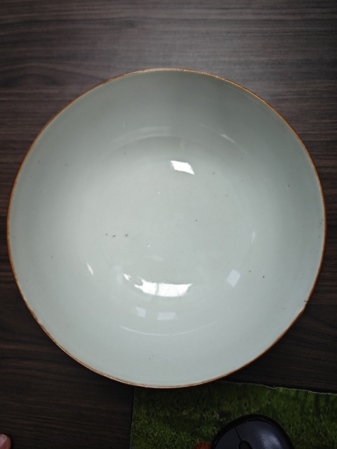古玩陶瓷山水紋青花碗真品鑒賞圖