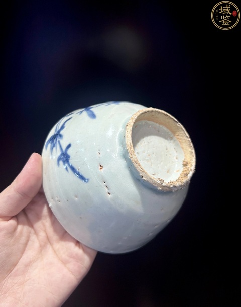 古玩陶瓷2個明末青花花卉紋茶碗拍賣,當前價格0元