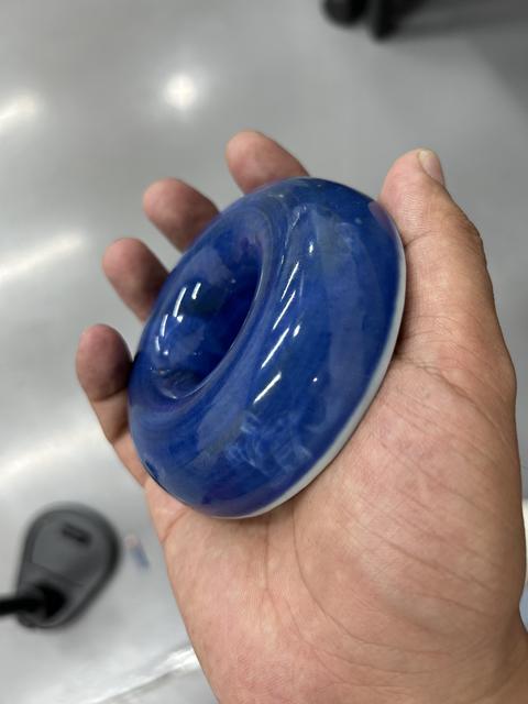 古玩陶瓷朝珠盒蓋子真品鑒賞圖