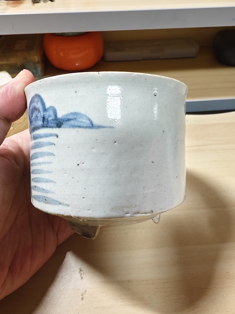古玩陶瓷青花花卉紋香爐拍賣，當前價格880元