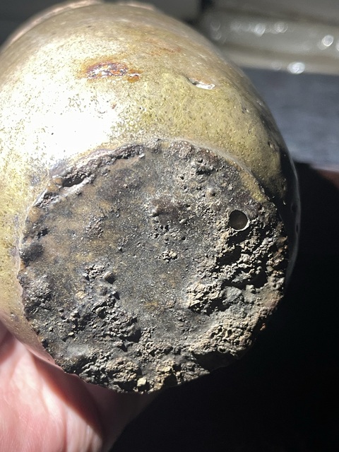 古玩陶瓷茶葉末釉罐真品鑒賞圖