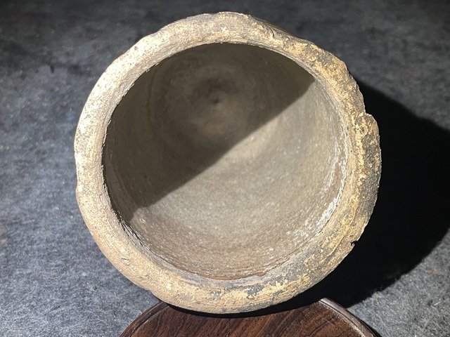 古玩陶瓷茶葉末釉罐真品鑒賞圖