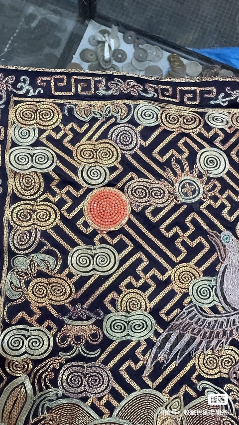 古玩雜項文官補真品鑒賞圖