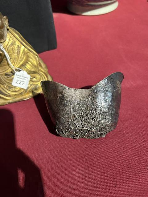 古玩錢幣五十兩銀錠真品鑒賞圖