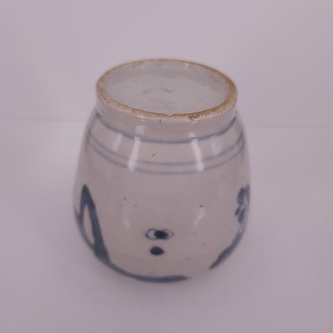 古玩陶瓷清早期青花罐拍賣,當前價格800元