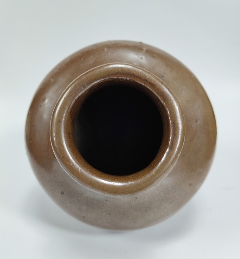 古玩陶瓷清早期-紫金釉撇口罐拍賣，當前價格699元