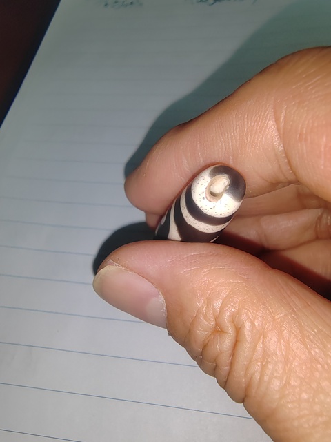 古玩玉器老料器天珠真品鑒賞圖
