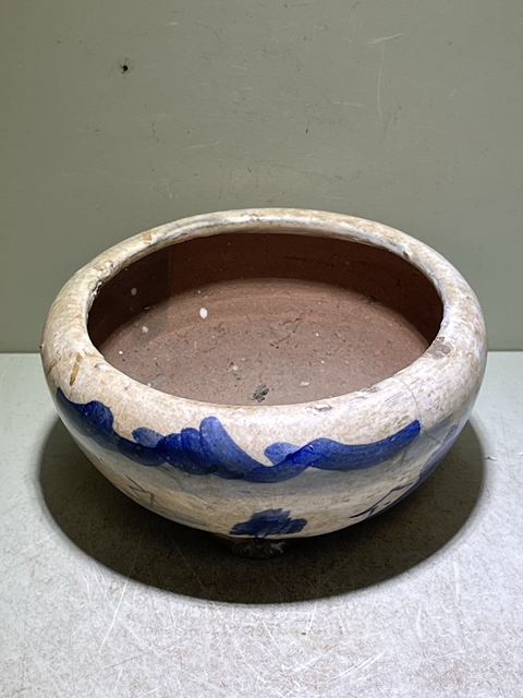 古玩陶瓷青花香爐拍賣，當(dāng)前價(jià)格98元
