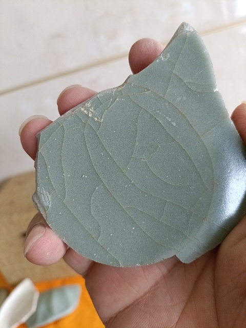 古玩陶瓷南宋龍泉官窯大片整底標本拍賣，當前價格666元