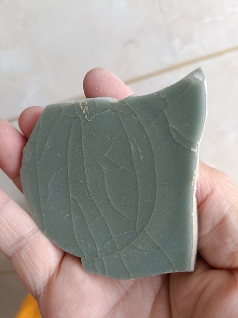 古玩陶瓷南宋龍泉官窯大片整底標本拍賣，當前價格666元