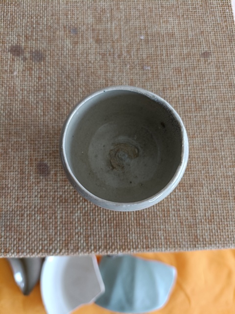 古玩陶瓷宋代晚期青白釉高足杯拍賣,當前價格369元