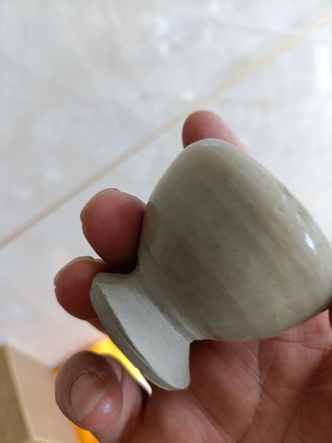 古玩陶瓷宋代晚期青白釉高足杯拍賣,當前價格369元