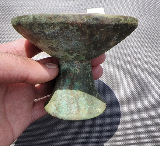 古玩銅器銅燈真品鑒賞圖