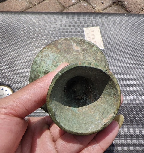 古玩銅器銅燈真品鑒賞圖