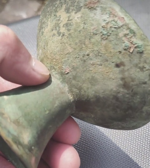 古玩銅器銅燈真品鑒賞圖