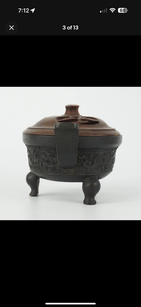 古玩銅器銅爐真品鑒賞圖